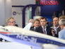 Российская делегация на открытии авиационно-космического салона "Фарнборо-2014" Российская делегация на открытии авиационно-космического салона "Фарнборо-2014"