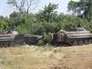 Брошенная украинской армией бронетехника в районе Краснодона в ЛНР Брошенная украинской армией бронетехника в районе Краснодона в ЛНР