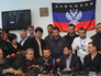 Лидеры ДНР на пресс-конференции Лидеры ДНР на пресс-конференции