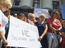 Митинг матерей украинских призывников Митинг матерей украинских призывников