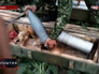 Бойцы самообороны ведут артобстрел Бойцы самообороны ведут артобстрел