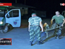 Транспортировка раненого военнослужащего украинской армии Транспортировка раненого военнослужащего украинской армии