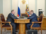 Президент России Владимир Путин и министр развития Дальнего Востока Александр Галушка Президент России Владимир Путин и министр развития Дальнего Востока Александр Галушка