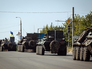 Колонна украинской бронетехники в Донецкой области Колонна украинской бронетехники в Донецкой области
