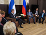 Президент Финляндии Саули Ниинистё и президент России Владимир Путин во время встречи Президент Финляндии Саули Ниинистё и президент России Владимир Путин во время встречи
