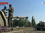 Украинские военные на бронетехнике в Донецкой области Украинские военные на бронетехнике в Донецкой области
