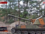 Военная техника ополченцев ведет бой Военная техника ополченцев ведет бой
