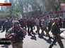 Пленных военнослужащих украинской армии провели по центру Донецка Пленных военнослужащих украинской армии провели по центру Донецка