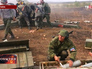 Бойцы народного ополчения Новороссии ведут артобстрел позиций украинских войск Бойцы народного ополчения Новороссии ведут артобстрел позиций украинских войск