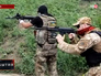 Украинские военные ведут стрельбу Украинские военные ведут стрельбу