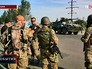 Украинские военные на блокпосту Украинские военные на блокпосту