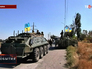 Украинские военные на блокпосту Украинские военные на блокпосту