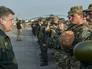 Президент Украины Петр Порошенко на встрече с военнослужащими Президент Украины Петр Порошенко на встрече с военнослужащими
