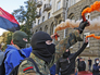 Митинг радикалов "Правого сектора" Митинг радикалов "Правого сектора"
