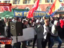Радикалы "Правого сектора" разгоняют митинг в Харькове Радикалы "Правого сектора" разгоняют митинг в Харькове