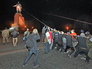 Снос памятника Ленину в Харькове Снос памятника Ленину в Харькове