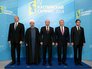 Главы государств - участники IV Каспийского саммита: Президент России Владимир Путин, Президент Азербайджана Ильхам Алиев, Президент Ирана Хасан Рухани, Президент Казахстана Нурсултан Назарбаев, Президент Туркменистана Гурбангулы Бердымухамедов. Главы государств - участники IV Каспийского саммита: Президент России Владимир Путин, Президент Азербайджана Ильхам Алиев, Президент Ирана Хасан Рухани, Президент Казахстана Нурсултан Назарбаев, Президент Туркменистана Гурбангулы Бердымухамедов.
