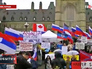 Митинг против войны на востоке Украины прошел в Канаде Митинг против войны на востоке Украины прошел в Канаде