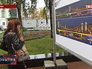 Выставка фотографий Москвы из космоса на Тверском бульваре Выставка фотографий Москвы из космоса на Тверском бульваре
