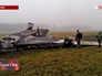Разбившийся самолет Falcon во "Внуково-3" Разбившийся самолет Falcon во "Внуково-3"