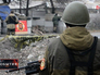 Бойцы народного ополчения на блокпосту Бойцы народного ополчения на блокпосту