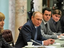 Владимир Путин встретился с молодыми учёными и преподавателями истории Владимир Путин встретился с молодыми учёными и преподавателями истории