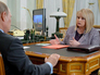 Президент России Владимир Путин провёл встречу с Уполномоченным по правам человека в России Эллой Памфиловой Президент России Владимир Путин провёл встречу с Уполномоченным по правам человека в России Эллой Памфиловой