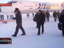 Примёрзший к ВПП Ту-134 Примёрзший к ВПП Ту-134