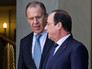 Глава МИД России Сергей Лавров и президент Франции Франсуа Олланд Глава МИД России Сергей Лавров и президент Франции Франсуа Олланд