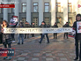 Митинг у здания Верховной рады Украины Митинг у здания Верховной рады Украины