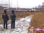 Полиция на месте падения самолета МиГ-29 Полиция на месте падения самолета МиГ-29