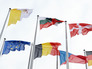 Флаги у здания Европарламента Флаги у здания Европарламента