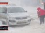 Сильный снегопад в Сахалинской области Сильный снегопад в Сахалинской области