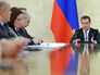 Председатель правительства России Дмитрий Медведев проводит совещание Председатель правительства России Дмитрий Медведев проводит совещание