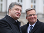 Президент Украины Петр Порошенко и президент Польши Бронислав Коморовский Президент Украины Петр Порошенко и президент Польши Бронислав Коморовский