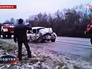 Работы на месте ДТП в Тульской области Работы на месте ДТП в Тульской области