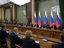 Встреча президента России Владимира Путина с членами кабинета министров Встреча президента России Владимира Путина с членами кабинета министров