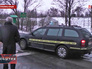 Автомобильная очередь на российско-украинской границе в Крыму Автомобильная очередь на российско-украинской границе в Крыму