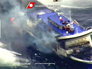 Горящий паром Norman Atlantic Горящий паром Norman Atlantic