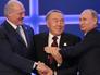 Президенты России, Белоруссии и Казахстана Владимир Путин, Александр Лукашенко и Нурсултан Назарбаев Президенты России, Белоруссии и Казахстана Владимир Путин, Александр Лукашенко и Нурсултан Назарбаев
