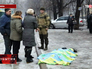 Последствия обстрела жилых кварталов Донецка Последствия обстрела жилых кварталов Донецка
