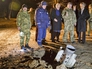 Пётр Порошенко на месте обстрела в Краматорске Пётр Порошенко на месте обстрела в Краматорске