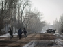 Местные жители в Горловке в Донецкой области Местные жители в Горловке в Донецкой области