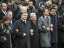 Президент Украины Петр Порошенко во время траурных мероприятий Президент Украины Петр Порошенко во время траурных мероприятий