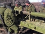 Бойцы нородного ополчения ДНР отводят военную технику с позицый Бойцы нородного ополчения ДНР отводят военную технику с позицый