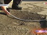 Замер выбоины в асфальте Замер выбоины в асфальте