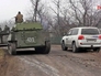 Представители ОБСЕ и военная техника народного ополчения ДНР Представители ОБСЕ и военная техника народного ополчения ДНР