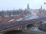 Траурный марш в Москве в память о политике Борисе Немцове Траурный марш в Москве в память о политике Борисе Немцове
