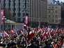 Участники шествия, посвященного памяти латышских легионеров войск СС, в городе Риге Участники шествия, посвященного памяти латышских легионеров войск СС, в городе Риге