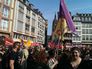 Митингующие во Франкфурте-на-Майне Митингующие во Франкфурте-на-Майне
